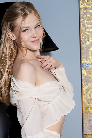 Valeria Mint Wearing Nothing But High Heels