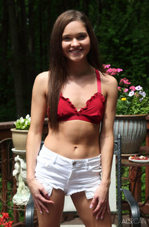 Zoe Bloom Stripping Down Completely Nude