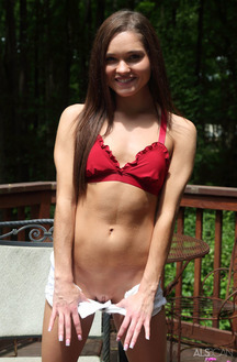 Zoe Bloom Stripping Down Completely Nude