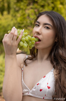 Anfisa With Natural Pussy Is Hot!