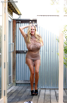 Kelly Madison Flaunts Her Curves On A Steamy Outdoor Deck Session
