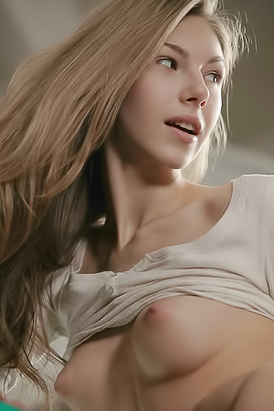 Angelica Gorgeous Teen Brunette Gets Fingered And Nailed