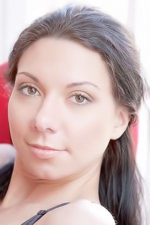 Slim babe plays with her small natural tits