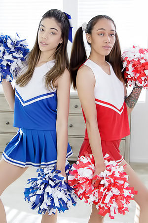 Harmony Wonder And Aria Skye Get Their Young Pussies Fucked