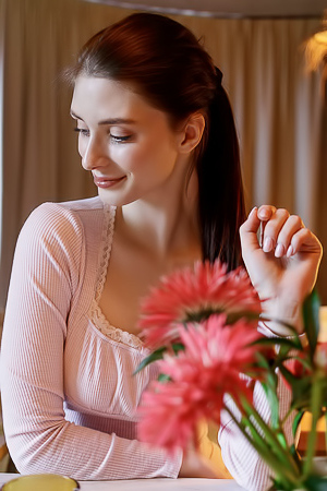 Marion Summers Sultry Beauty Turns Her Seductive Gaze To You