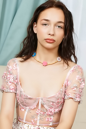 Amateur Lucia Grace Playing With Pink Vibe