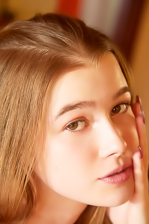 Olivia Sparkle Her Long Legs Spread Wide And Her Pretty Face Lit Up By An Adorable Smile