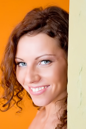 Bekki Posing At Home