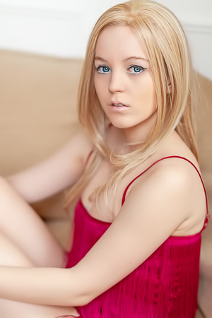 Sairu Performs A Sultry Striptease In A Camisole And Panties