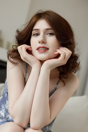 Pearls Curvy Ass In Doggy Style On The Couch